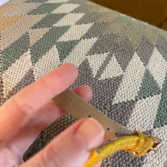 New invicta quick release 16mm yellow genuine leather watch band - Picture 4 of 6